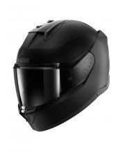 Matt Black Shark D-Skwal 3 Blank Motorcycle Helmet at JTS Biker Clothing
